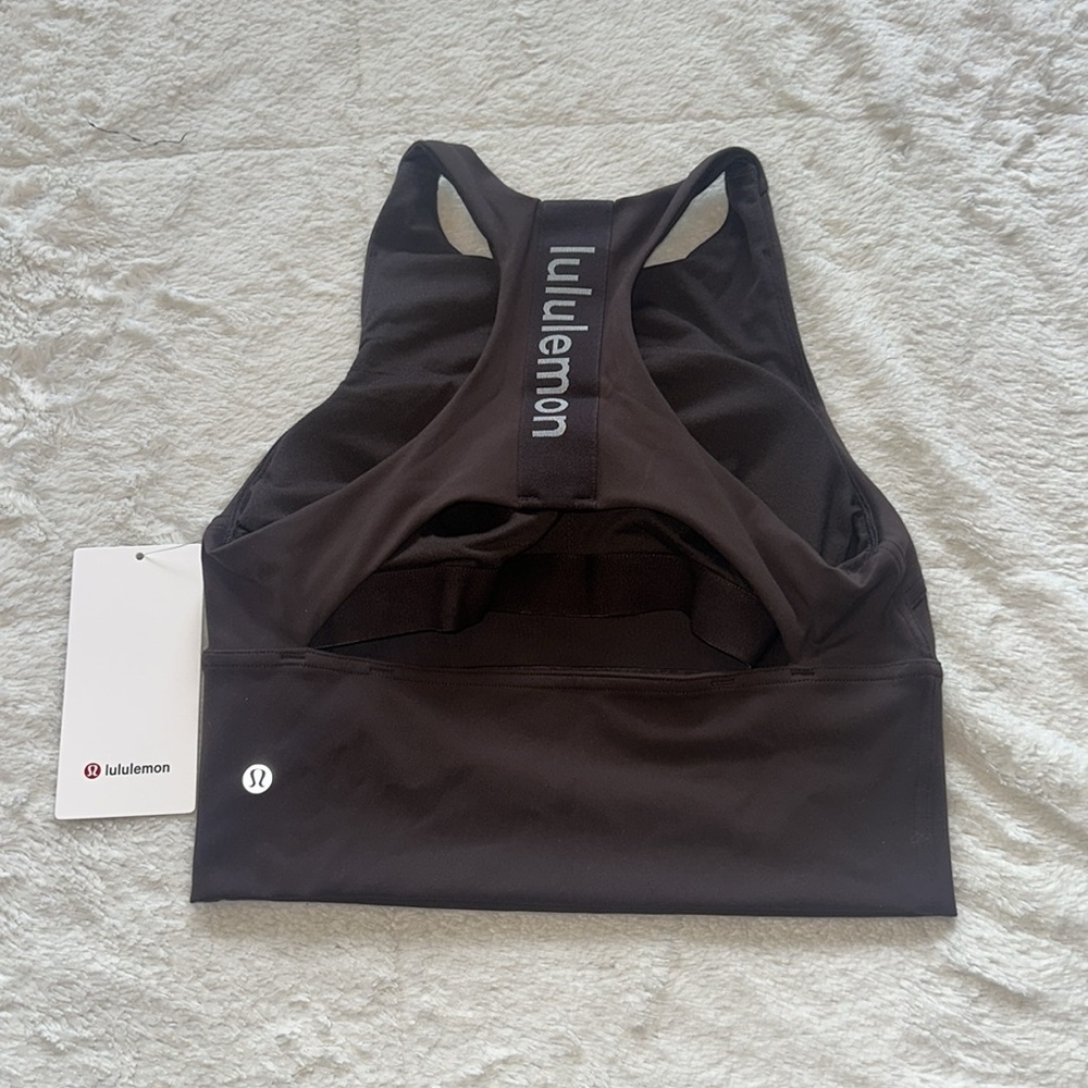 Lululemon | size 6 | logo elastic everlux shelf tank